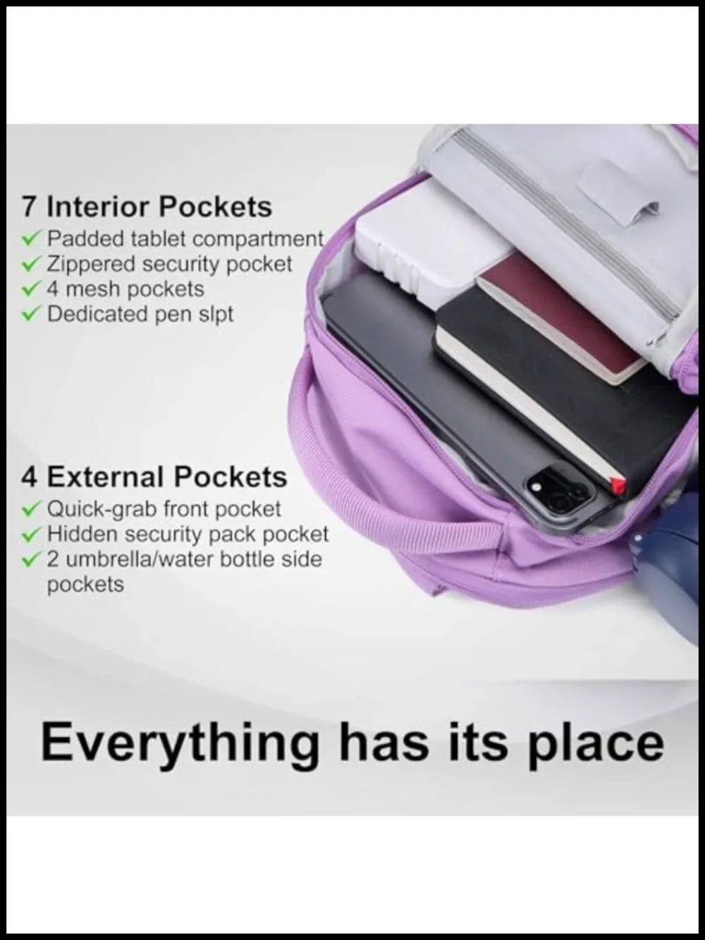 Expandable Crossbody Sling Bag, Lightweight Travel Daypack for 11in Tablet,
